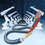 Przewód Ethernet 3D firmy igus umożliwia szybką komunikację z robotem Przewód Ethernet 3D
