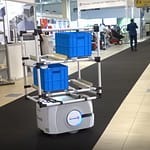 Zautomatyzowany transport w magazynie agv