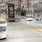 Sherpa Mobile Robotics wdraża flotę robotów systemu automatycznej pomocy na linii produkcyjnej w zakładzie FPT Industrial zarządzanie flotą