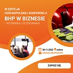 III edycja Ogólnopolskiej Konferencji BHP