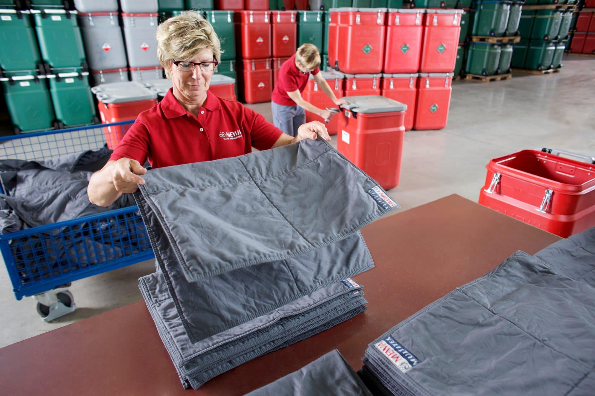 MEWA Betrieb Lauenburg Ölauffangmatten Mata olejowa MEWA Multitex