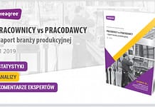 Atmosfera w pracy ważniejsza niż wynagrodzenie? To wynik najnowszego badania, przeprowadzonego wśród pracowników branży produkcyjnej firmy Weegree. raport weegree