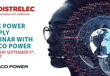 Distrelec i Traco Power współpracują przy wrześniowej części „Serii seminariów internetowych Distrelec”. Distrelec i Traco Power