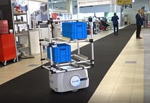 Zautomatyzowany transport w magazynie agv