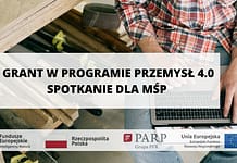 Przemysł 4.0 – spotkanie informacyjne Grant Przemysł 4.0.