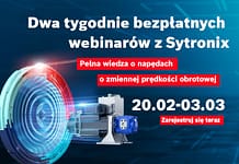 Od 20.02 bezpłatne webinary o napędach o zmiennej prędkości obrotowej – Sytronix Sytronix_zaproszenie_PortalPrzemyslowy