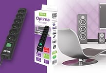 Nowość EVER – listwa antyprzepięciowa OPTIMA listwa antyprzepięciowa