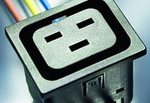 Wpuszczane gniazdo wtykowe IEC ze złączami IDC do szybkiego połączenia modułów dystrybucji zasilania gniazdo wtykowe IEC