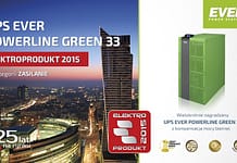 UPS EVER POWERLINE GREEN 33 został ELEKTROPRODUKTEM 2015 ELEKTROPRODUKT ROKU