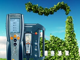 Oszczędność emisji i kosztów z analizatorami spalin Testo analizatory spalin Testo