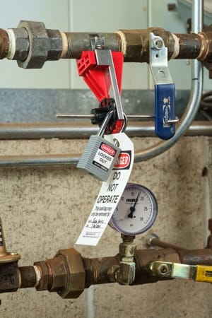 blokady blokady Lockout/Tagout.