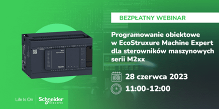 Programowanie obiektowe w EcoStruxure Machine Expert dla sterowników maszynowych serii M2xx