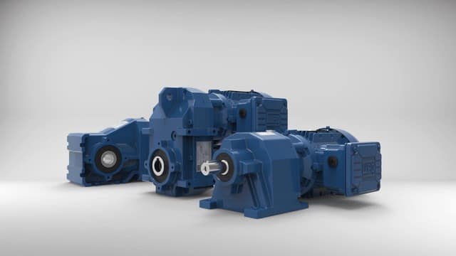 WEG838 - WG20 geared motor series Średni Specyfikacja przekładni